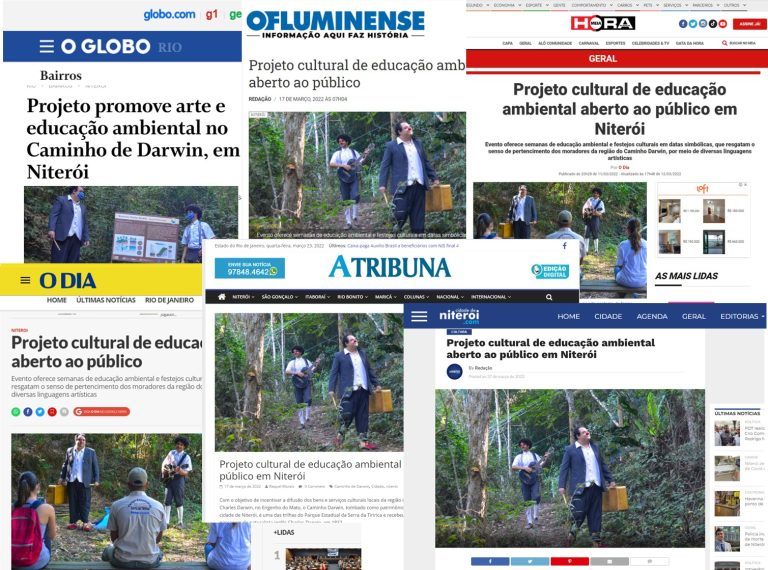 Teatralmente no projeto Ecoarte no Caminho Darwin